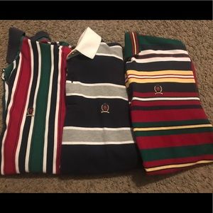 Lot of 3 vintage Tommy Hilfiger Polos